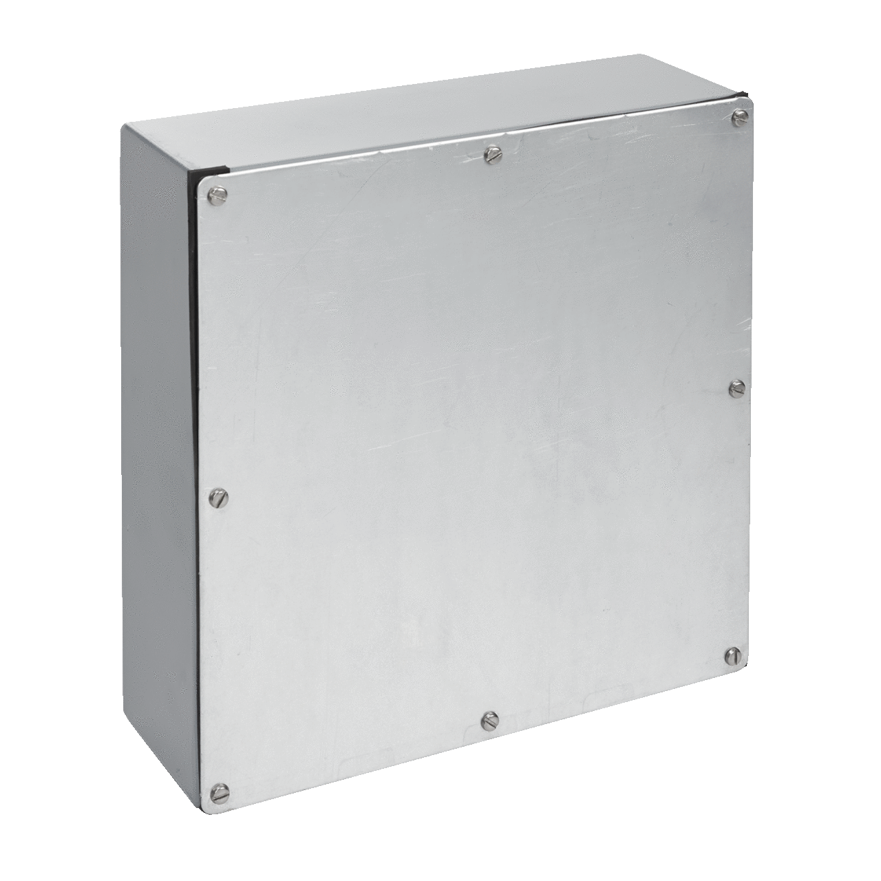 Screw-Cover Gasketed Type 3, 10.00x10.00x6.00, Galvanized, Steel