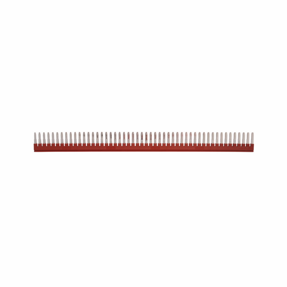 Eaton, Plug-in bridge, Red, 50-position, Used With: XBQU15PE