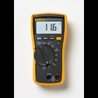 Designed by electricians. Engineered by Fluke. The Fluke 116 digital multimeter delivers the capabilities professionals demand to troubleshoot and repair HVAC (heating, ventilation and air conditioning) systems. It has everything you need in an HVAC meter, including temperature and microamp measurements to help you quickly troubleshoot problems with HVAC equipment and flame sensors. The Fluke 116 comes with the Fluke 80BK-A integrated DMM temperature probe. The microamp function allows flame sensor measurement down to 0.1 microamps. The AutoV/LoZ function prevents false readings caused by ghost voltage. The Fluke 116 also has a large white LED backlight for work in poorly lit areas. It measures resistance, continuity, frequency, and capacitance and provides Min/Max/Average readings with elapsed time to record signal fluctuations. Fluke 116 multimeters are independently tested for safe use in CAT III 600V environments. And check out other members of the Fluke 110 family: the Fluke 113 Utility Multimeter, the Fluke 114 Electrical Multimeter, the Fluke 115 Multimeter and the Fluke 117 Commercial Electricians Multimeter.