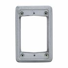 Eaton Crouse-Hinds series EXF cover extension, 1" exterior depth, Single-gang