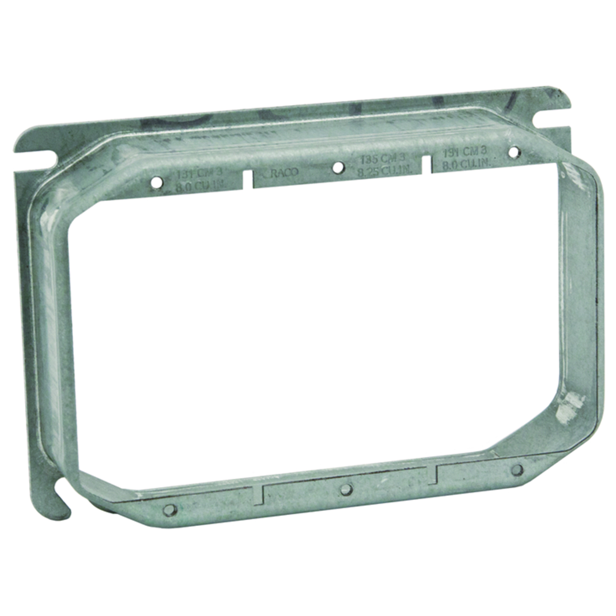 3-Gang Raised Device Covers - For 263 Box, Raised 1-1/4 In.