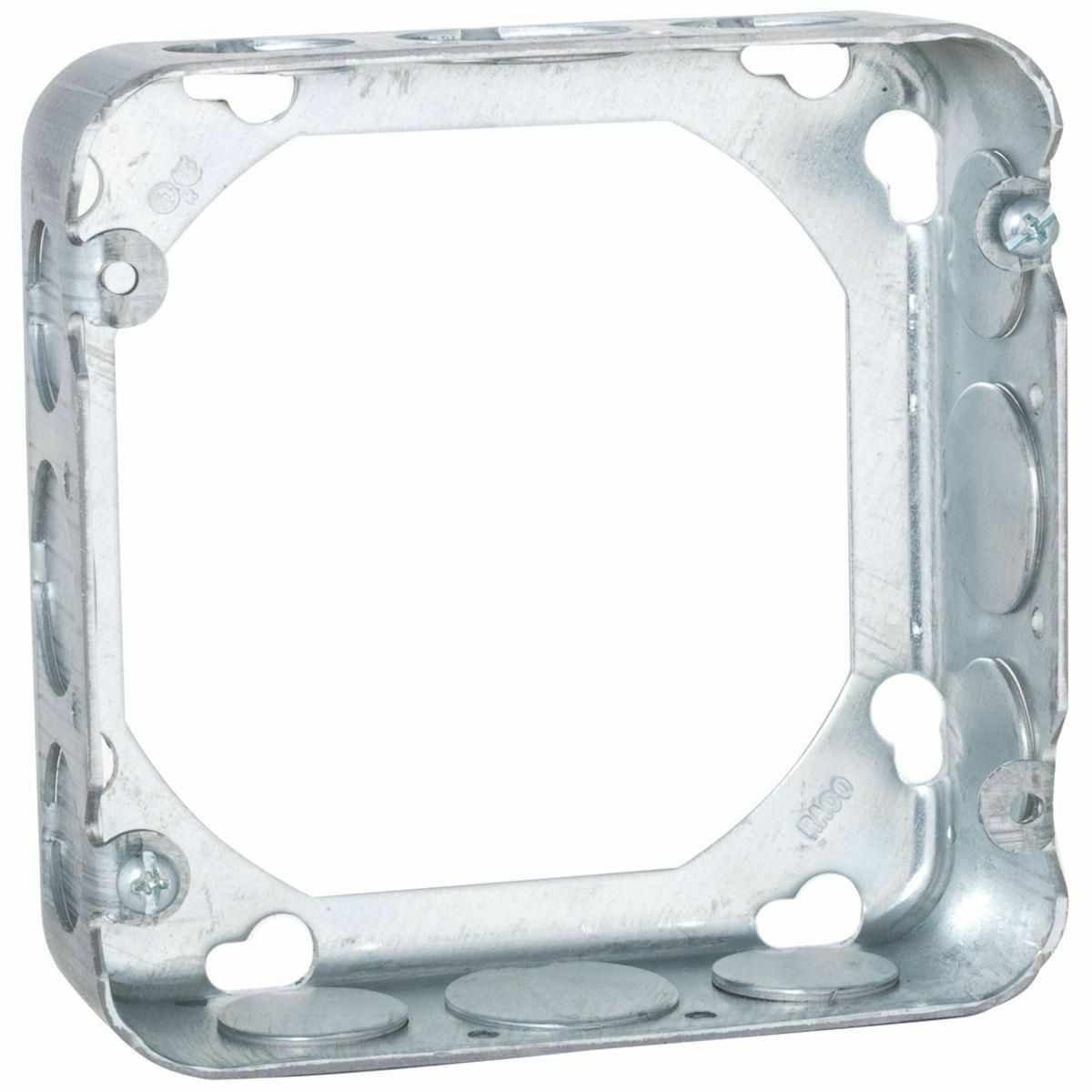 4-11/16 In. Square Extension Rings - Drawn with Conduit KO's, 1-1/2In.Depth