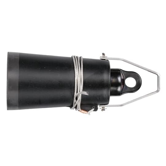15kV 200 Amp, Loadbreak Insulated Cap with Ground Lead and Test Point, Equipped with insulated cuff. Has Brass Probe.  Ground Lead #14 AWG.  3.00 inch Diameter, 7.88 inch Length.