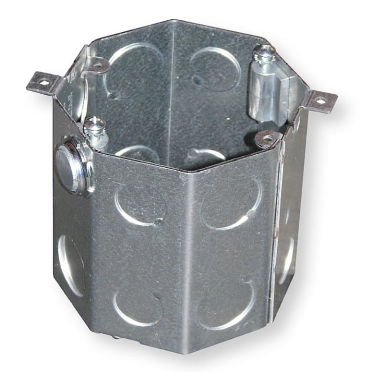 TP643 Welded Concrete Box, Steel, 46 cu-in Capacity
