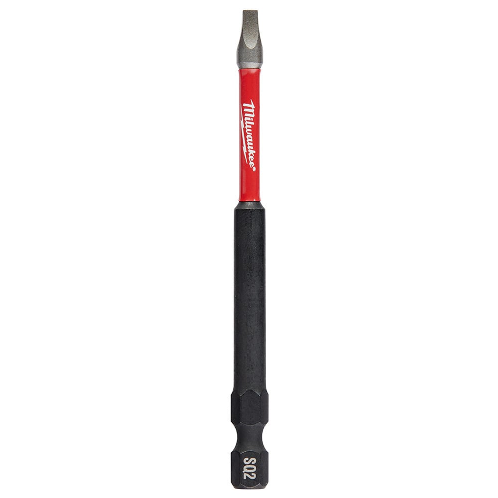 SHOCKWAVE 3-1/2 in. Impact Square Recess #2 Power Bits-Bulk 25