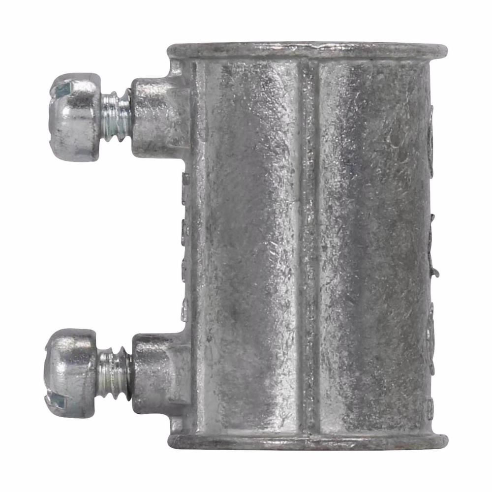 Eaton Crouse-Hinds series EMT set screw type coupling, EMT, Zinc die cast, 3/4"
