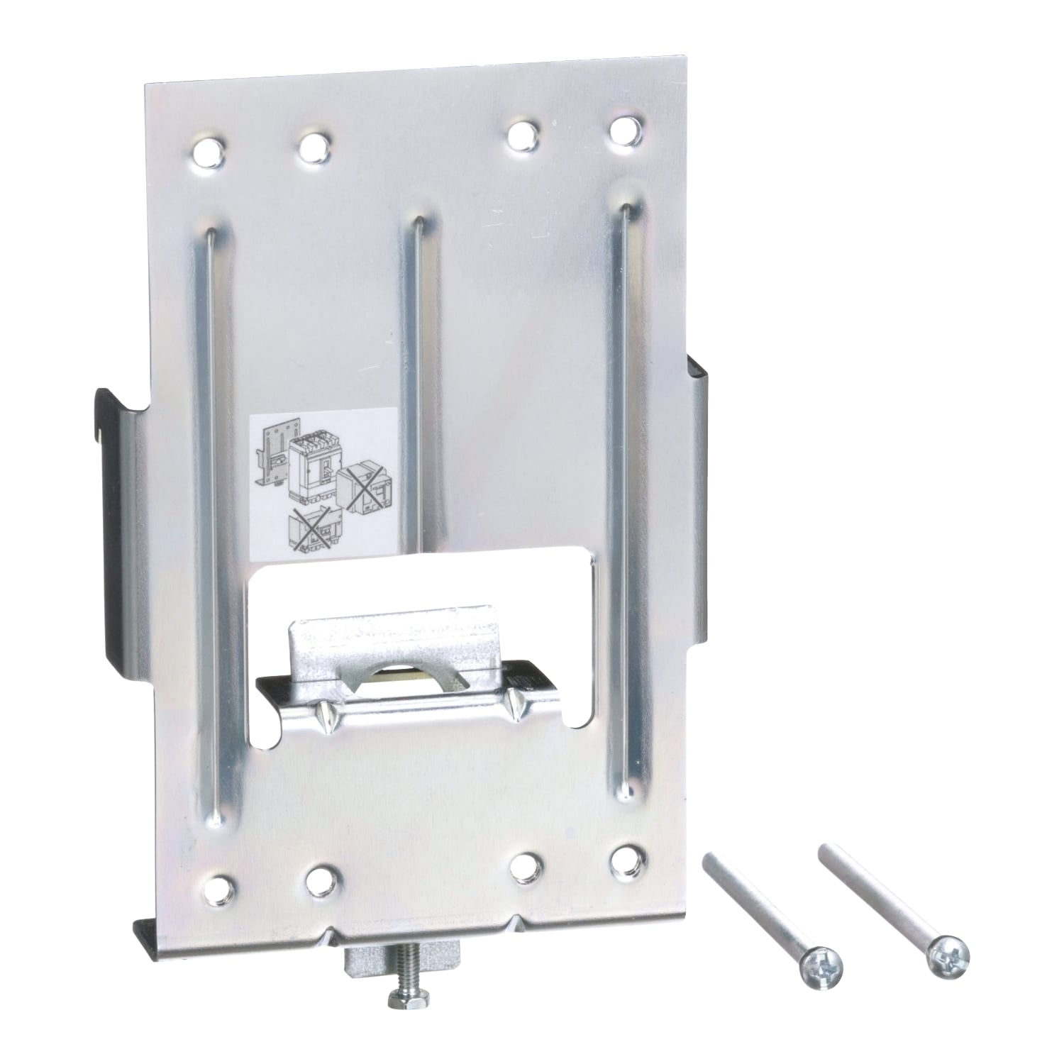 Circuit breaker accessory, PowerPacT H/J, mounting kit, DIN rail