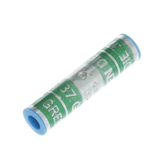 Two-Way Aluminum Splice Connector, Wire Size 4 Str, Die Code 37, Die Color Code Green
