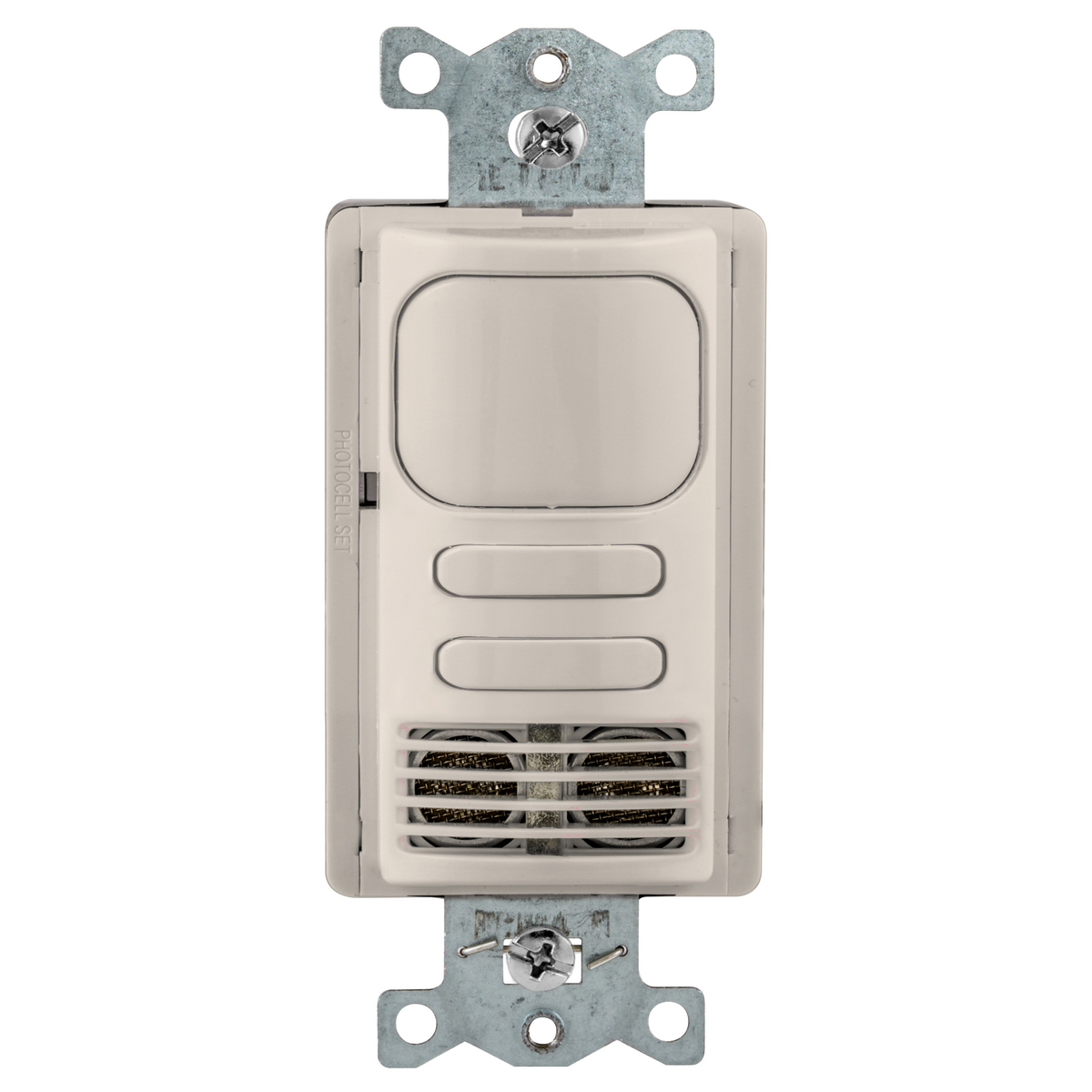 Occupancy/Vacancy Sensors, Wall Switch,Adaptive Dual Technology, 2 Circuit, 120/277V AC, Light Almond