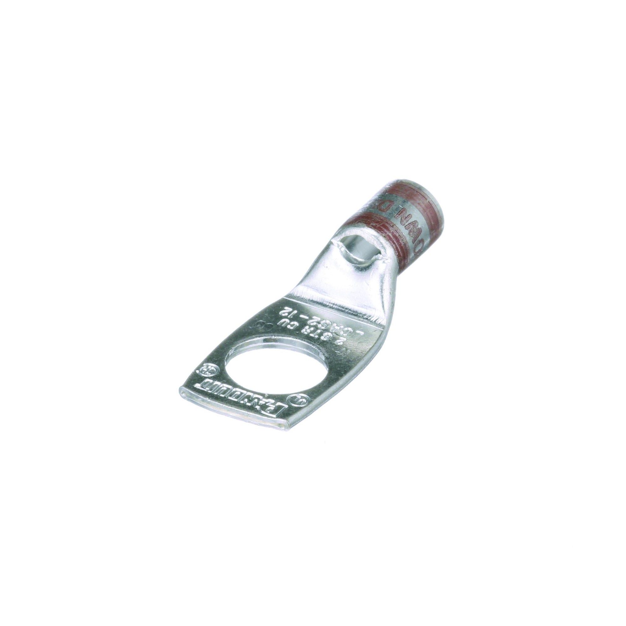 CuLug,#2AWG,Short,1/2StudPKG25