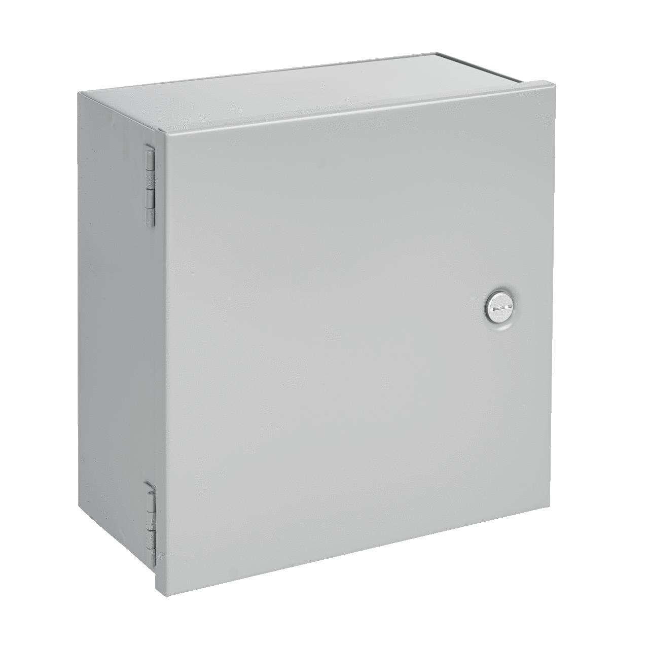 Small Hinge-Cover Enclosure Type 1, 6.00x6.00x4.00, Gray, Steel