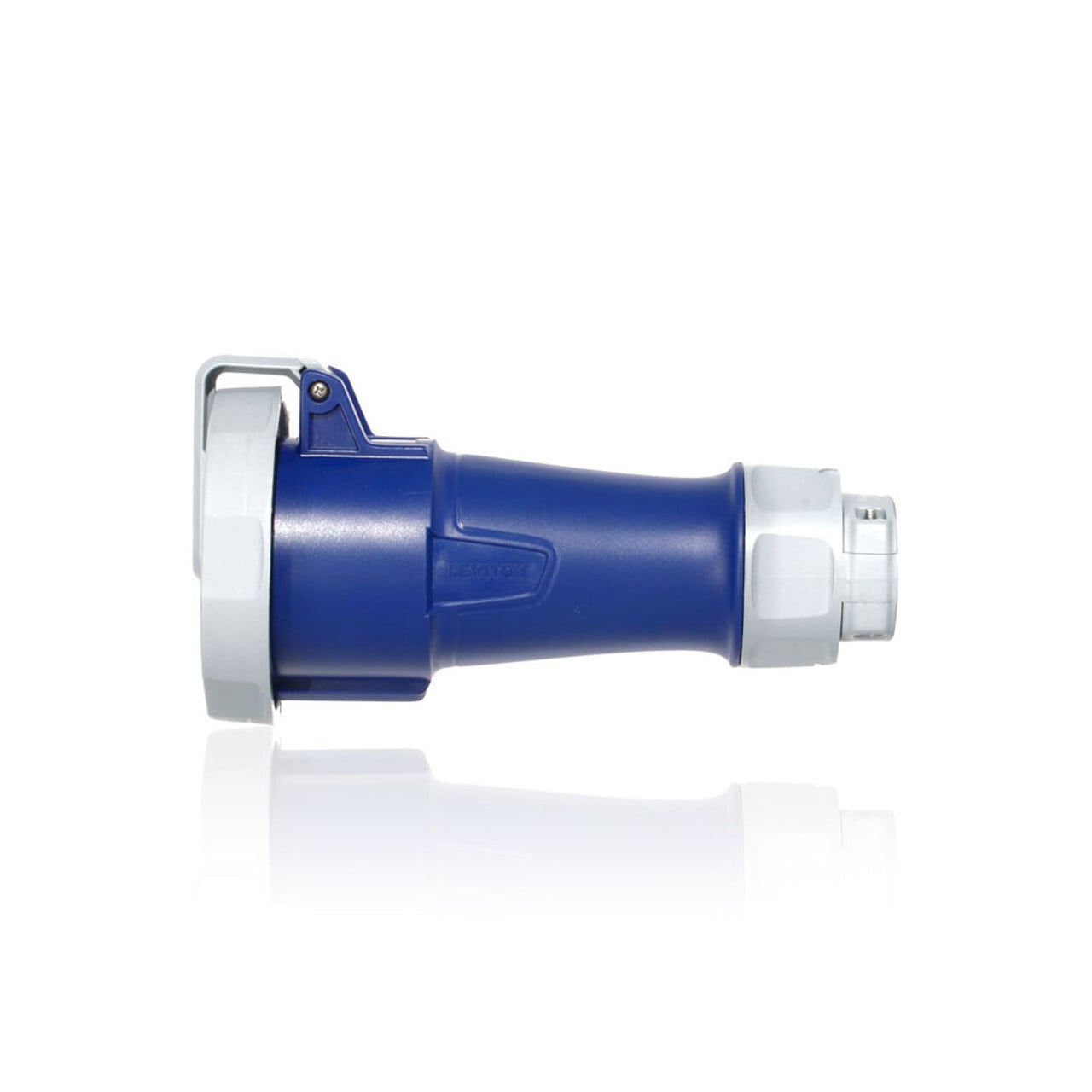 420C9WLEV 420C Watertight Connector, 250 V, 20 A, 3 Poles, 4 Wires, Blue