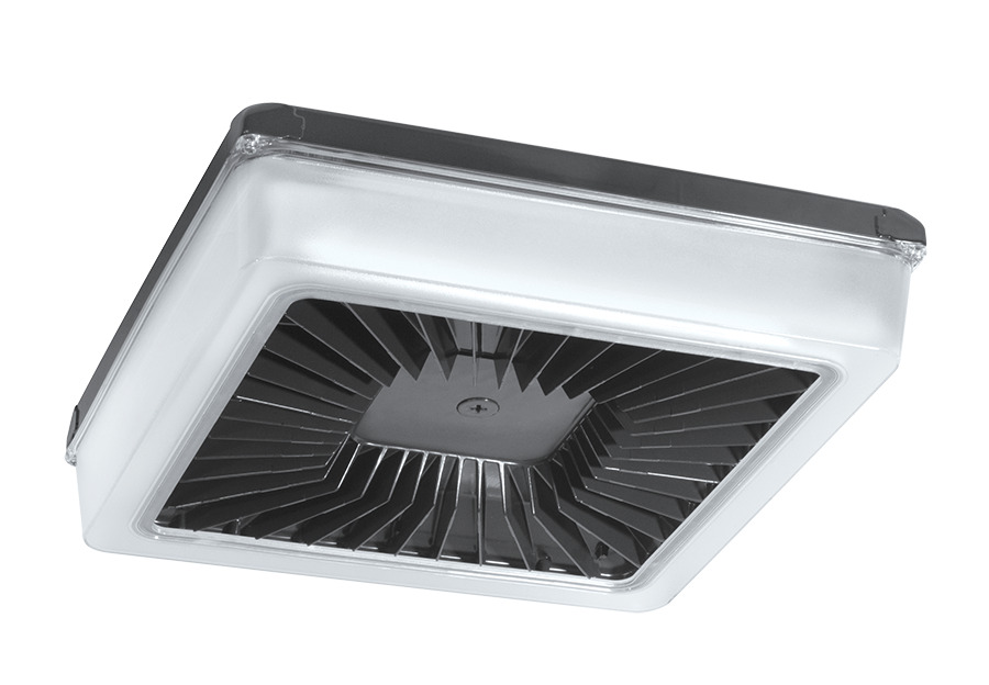 Garage Lights 9161 Lumens Porto Xl 18 Inches 70W 5000K Led 120V-277V Polycarbonate Lens Bronze