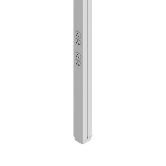 TPP DUPLEX 2-20A WHITE 15FT.