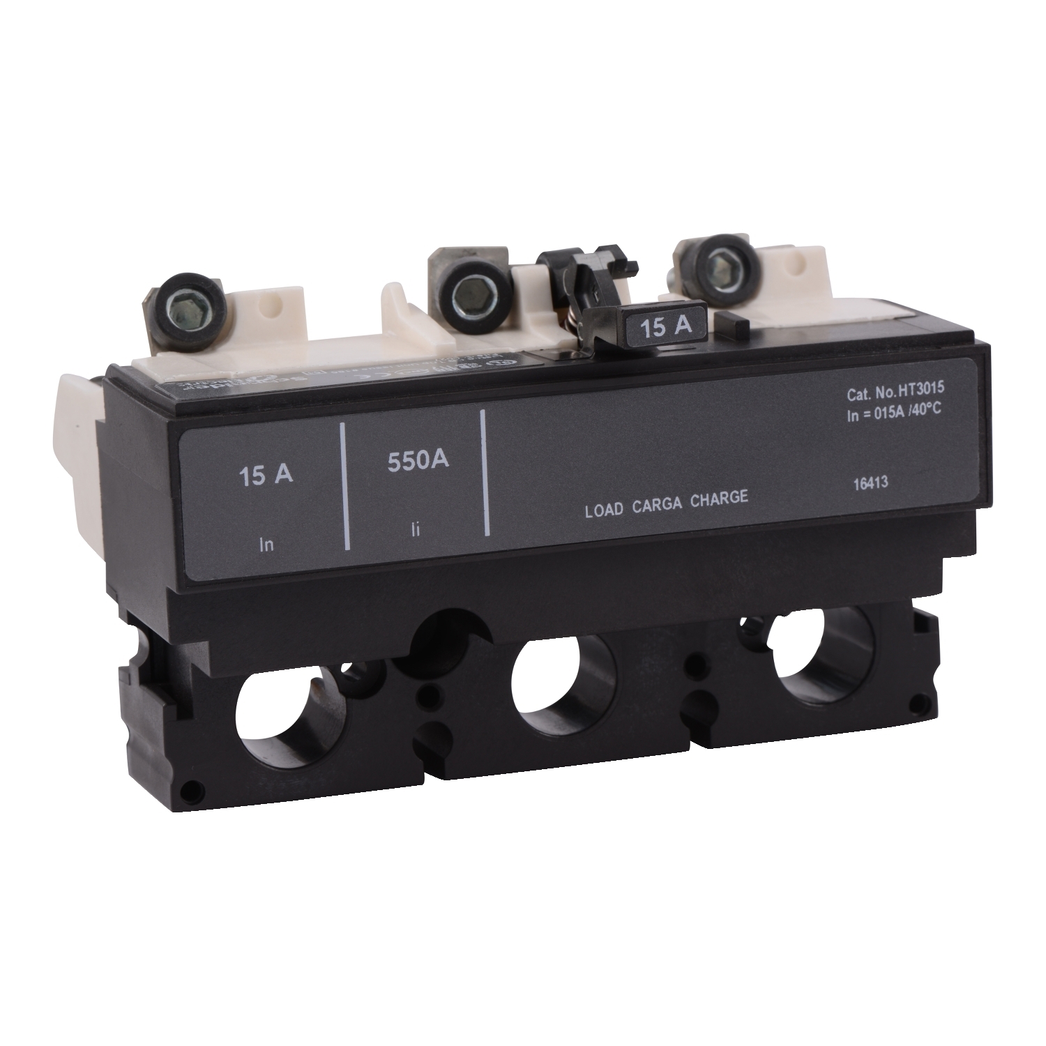 Trip unit, PowerPacT H, 80A, 3 pole, 600VAC, thermal magnetic