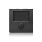 Locking Cover for 1-Gang Device - Black, Title 24 compliant, ASHRAE 90.1 compliant