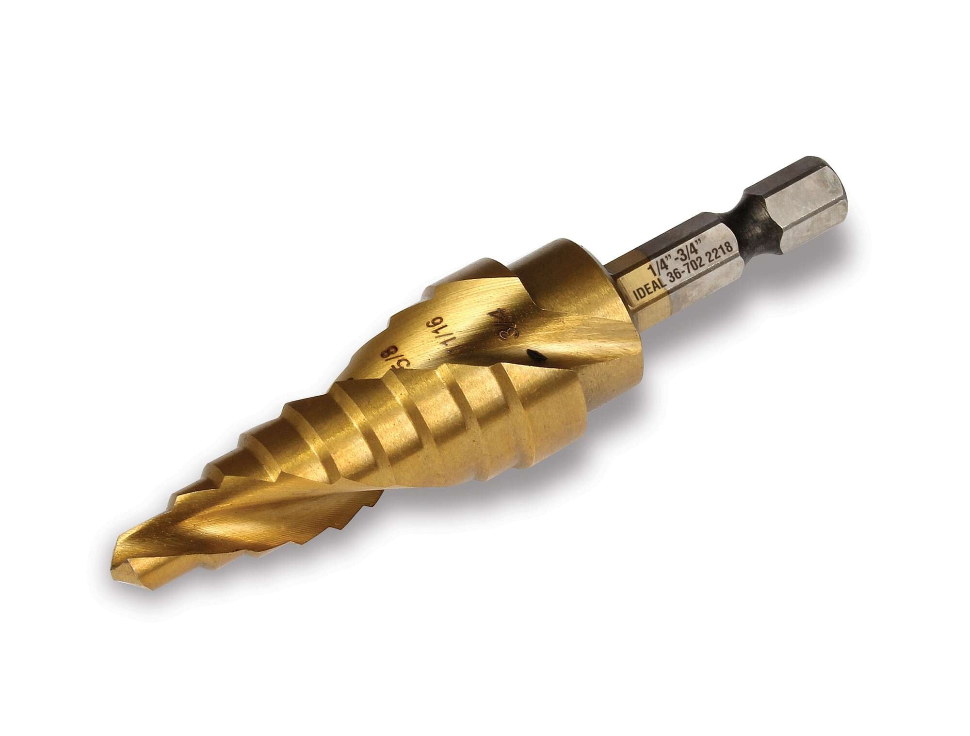 Spiral Step Bit 1/4" - 3/4"