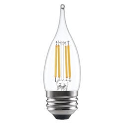 LED Natural? TruWave? B10, 4W, Dimmable, 90CRI, 350 Lumen, 2700K, 15000 Life, Medium Base, Clear Finish