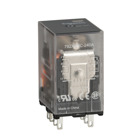 Power relay, SE Relays, DPDT, 12A, 240 VAC, clear cover