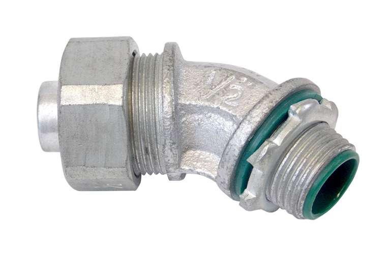 3/4" LIQUID TIGHT - 45 DEGREE - INSULATED THROAT