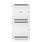 DIN Rail Rack Mount Enclosure, (5) 19.5in, 49cm rails. Cabinet Dimensions 25in, 64cm x48in, 122cmx 4in, 10cm. ETL, cETL, CE, & RCM Listed. Configured solutions are available with pre-installed equipment, contact factory for details.