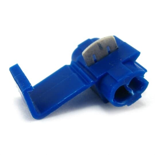 Insulated Vinyl Quick Splice for Wire Range 16-14 , Blue