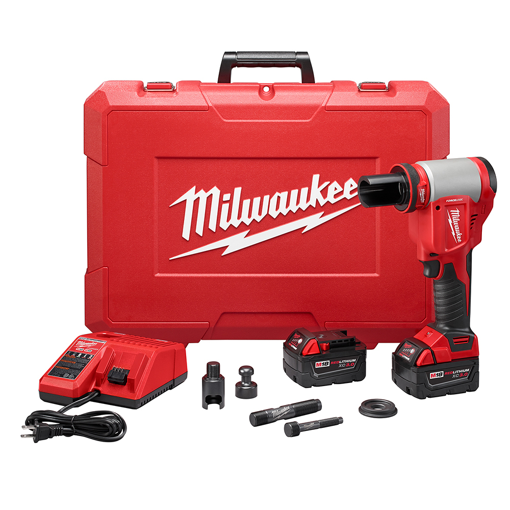 M18 FORCE LOGIC 10-Ton Knockout Tool Kit
