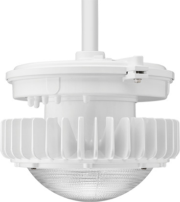 Petrolux PXLW LED Round Low Bay 10000 Lumens Wide Glass Lens 2 Crescent Electric Supply Company