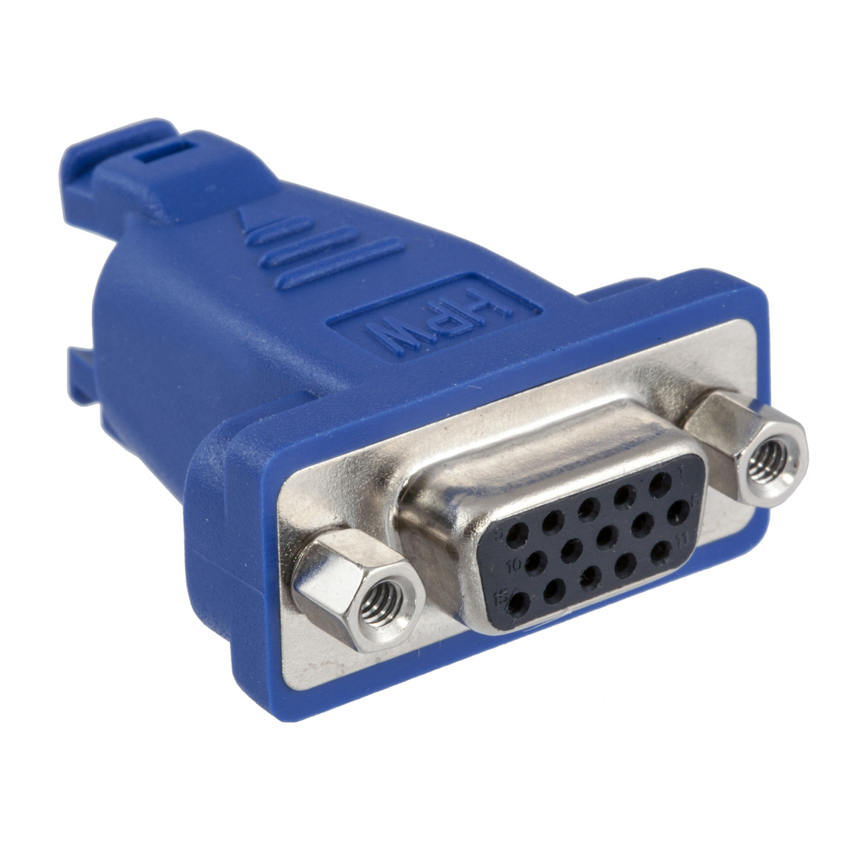Hubbell Premise Wiring Products, Audio/Video Connector, D-Sub, 15-Pin,Female 8-Pin to Female, 180 Degree, Single Pack