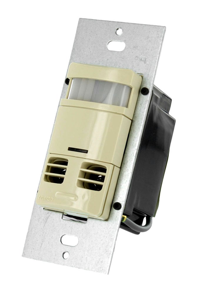 Neutral, 347V, CEC Title 24 Compliant, Ambient Light Override, Self Adjusting, Multi-Tech Wall Occupancy Sensor, Ivory