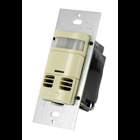 Neutral, 347V, CEC Title 24 Compliant, Ambient Light Override, Self Adjusting, Multi-Tech Wall Occupancy Sensor, Ivory