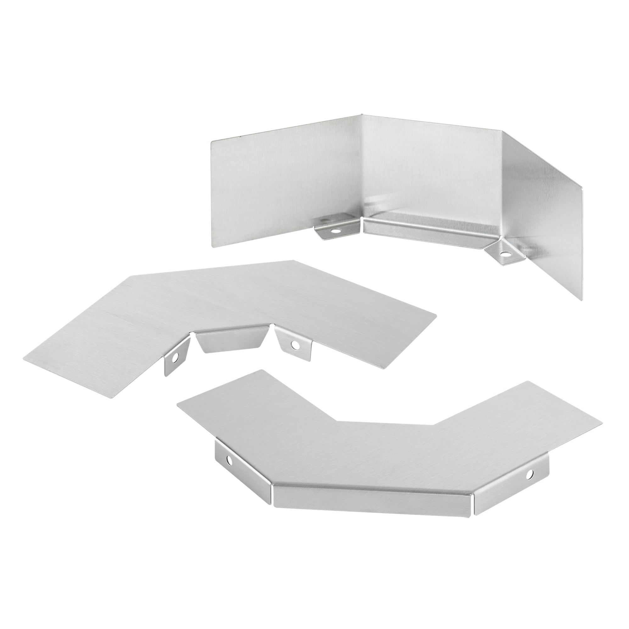 Divider 90-Degree Elbow CleanTray, 4.00x4.00, Brushed, SS304