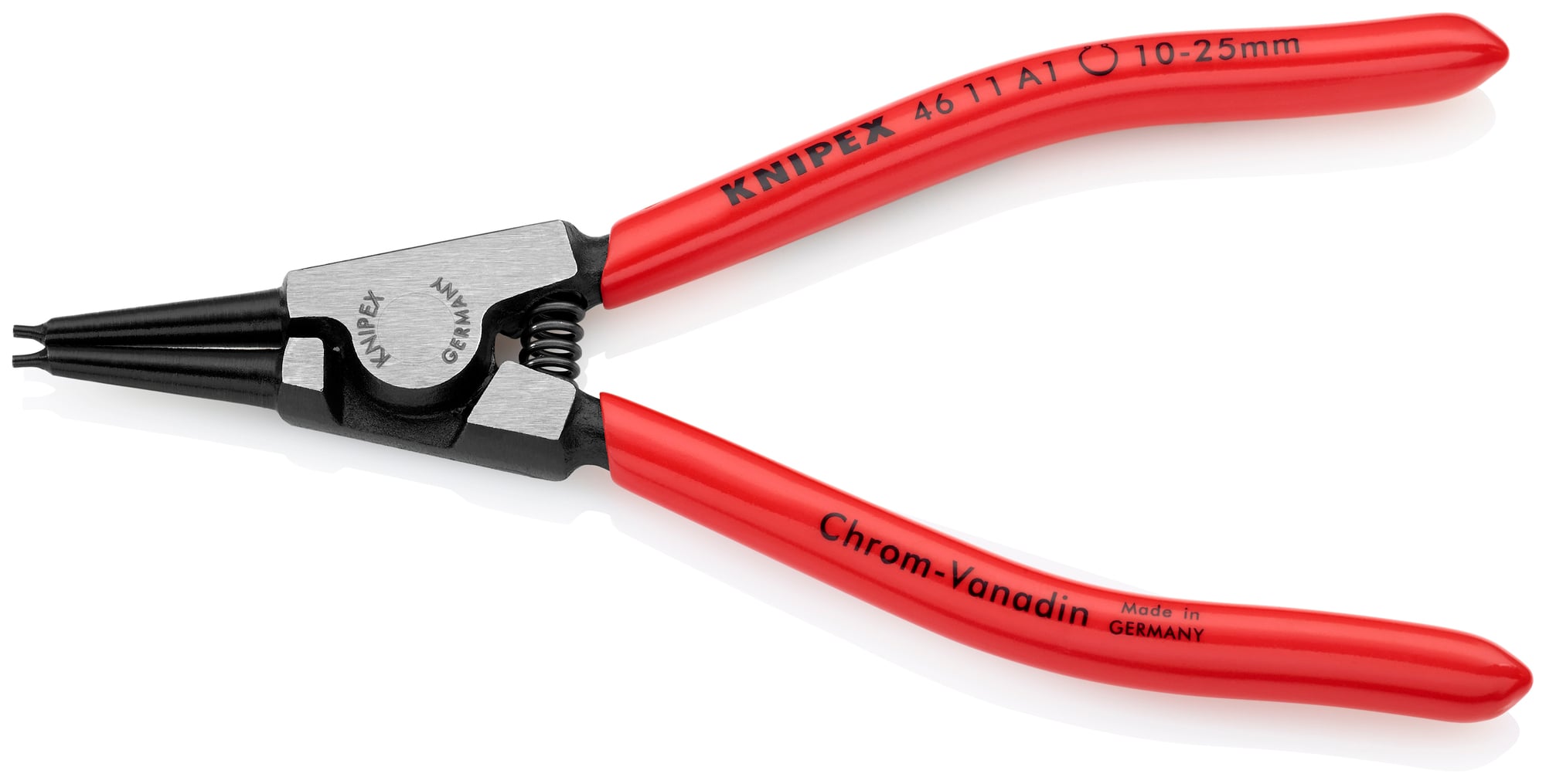 External Snap Ring Pliers-Forged Tips, 5 1/2 in., Plastic coating, 3/64 in. Tips, Buk