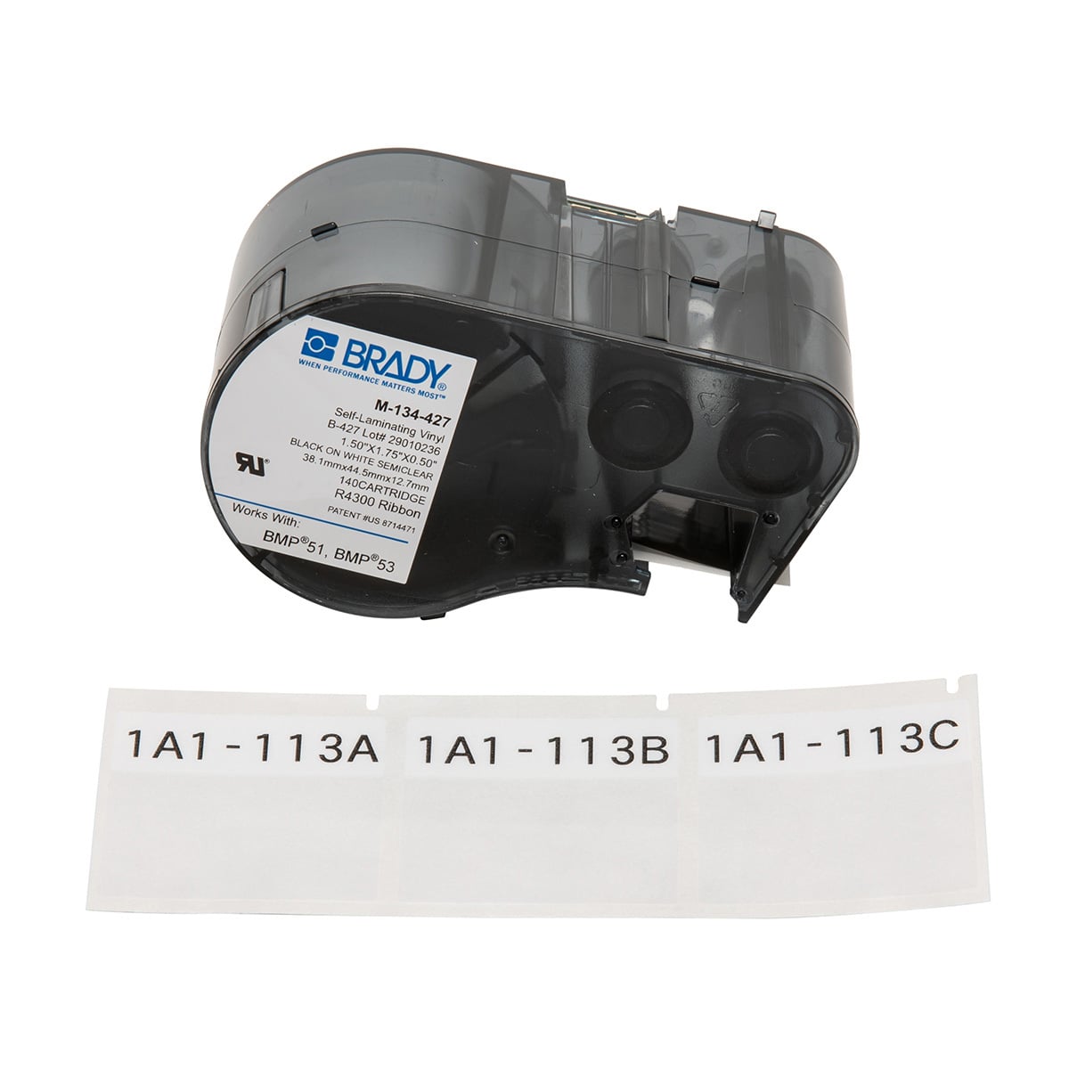 Label Vinyl 1.5in x 1.75in 140/RL