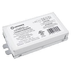 OBS75718 2 lamp electronic ballast for G15T8 UV C lamps, Program Start, Universal Voltage