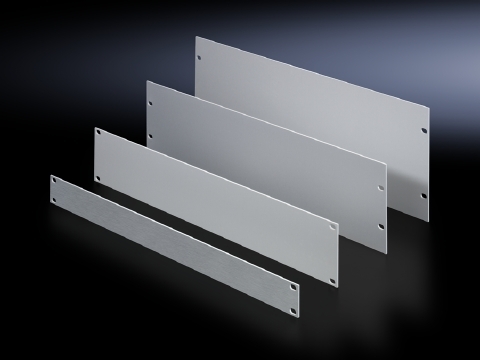 1932200 2U Rectangle Blanking Plate, 19 in W, Aluminum