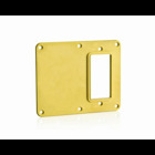 1-Gang GFCI/Decora Receptacle Coverplate, 1-Gang Blank Coverplate, Yellow