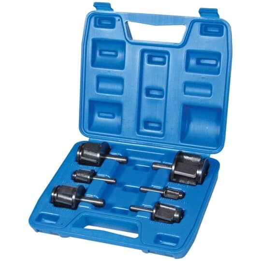 Schedule 40 PVC conduit reamer kit. All sizes included, 1/2 inch 3/4 inch, 1 inch, 1-1/4 inch, 1-1/2 inch and 2 inch.