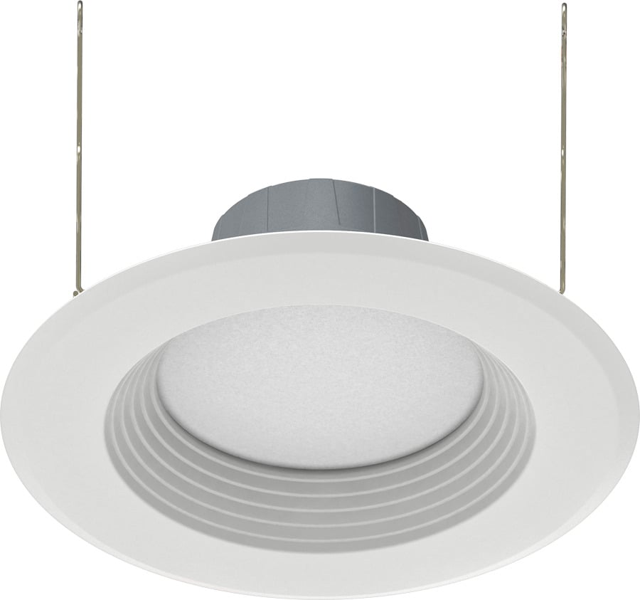 Recessed Downlights 735 Lumens Retrofit Downlight 6 Inches Round 8W 90CRI Adjustable 2700/3000/3500/4000/5000K 120V White Baffle