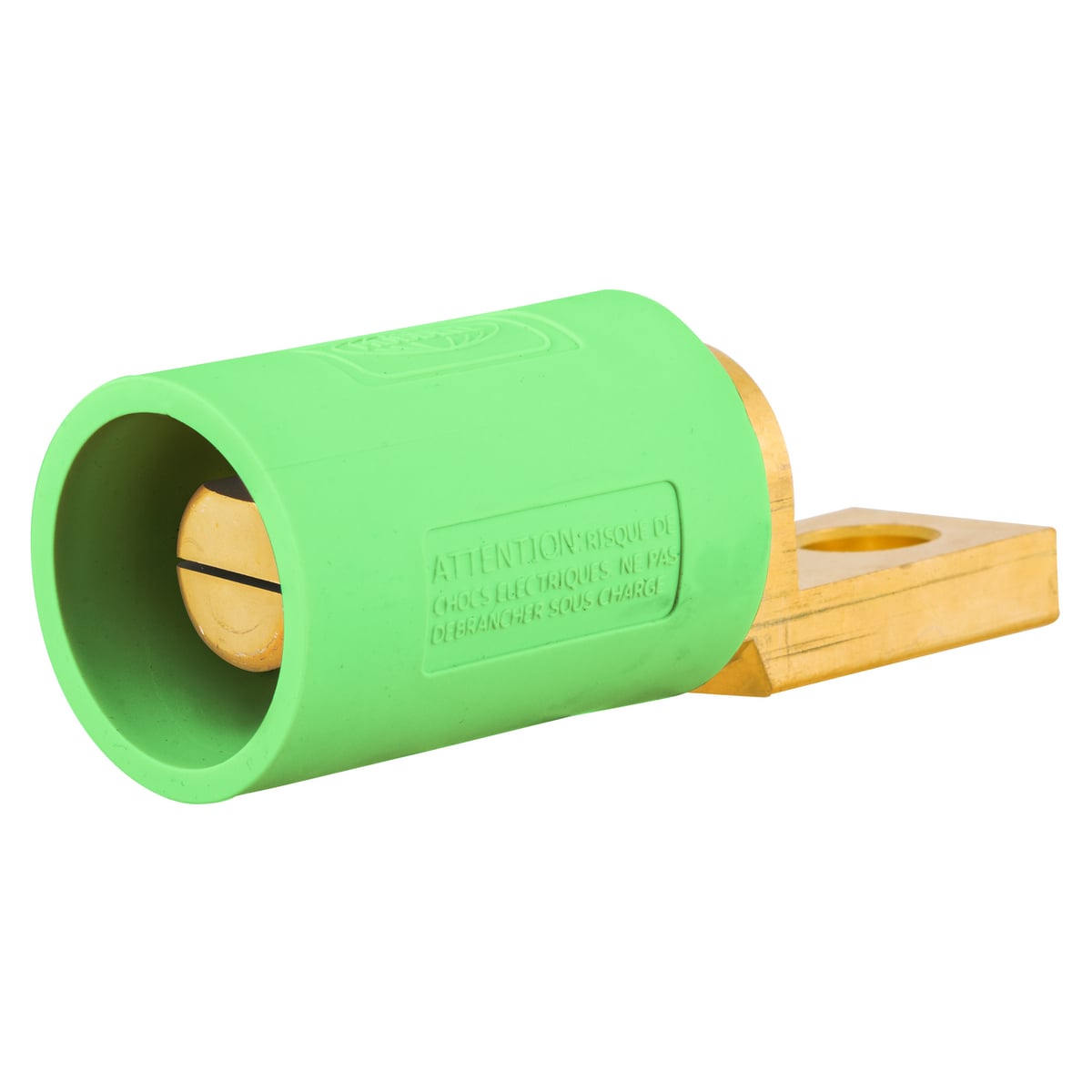 Single Pole Products, 300/400A Series,Male, Offset Stud Type, Green