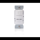 The PW-100 passive infrared (PIR) wall switch sensor turns lights ON and OFF based on occupancy. It is characterized by high sensitivity to small and large movements, appealing aesthetics, and a variety of features. (ivory)