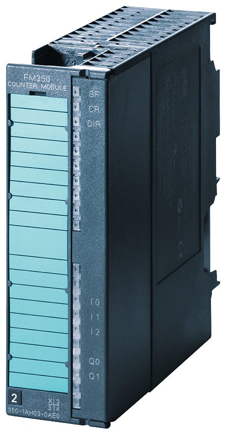 SIMATIC S7-300, COUNTER MODULE FM 350-1 FOR S7-300, COUNTER FUNCTIONS UP TO 500KHZ 1 CHANNEL FOR CONNECTION OF 5V AND 24V INCREMENTAL ENCODERS ISOCHRON MODE, MEASUREMENT MODE INCL. CONFIG. PACKAGE ON CD