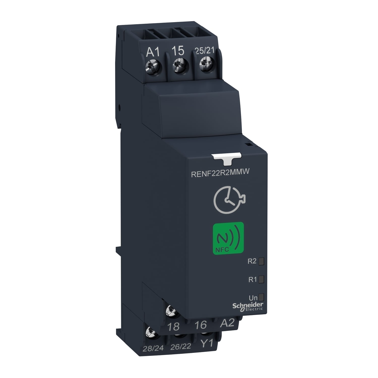 multifunction relay, Harmony Timer Relays, 8A, 2CO, 0.05s to 999h asymmetrical on delay and off delay 24 to 240V AC DC