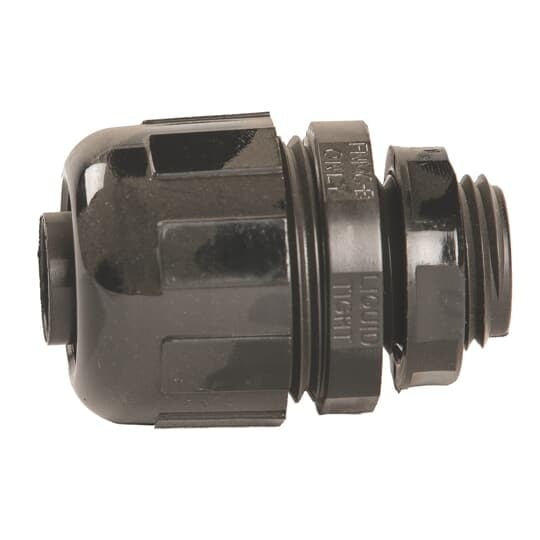 3/4 Inch 90 Degree Black Liquidtight Non-metallic Omni Connector