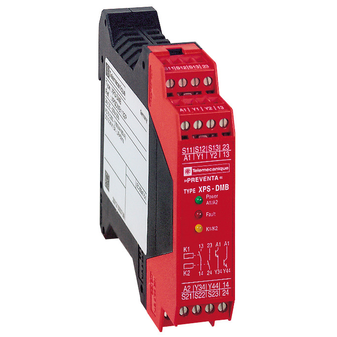 module XPSDM - 2 coded magnetic switch - 24 V DC