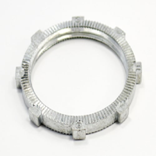 Locknut, Conduit, Zinc Die Cast, Fitting Locknut, Size 1 1/2 Inch