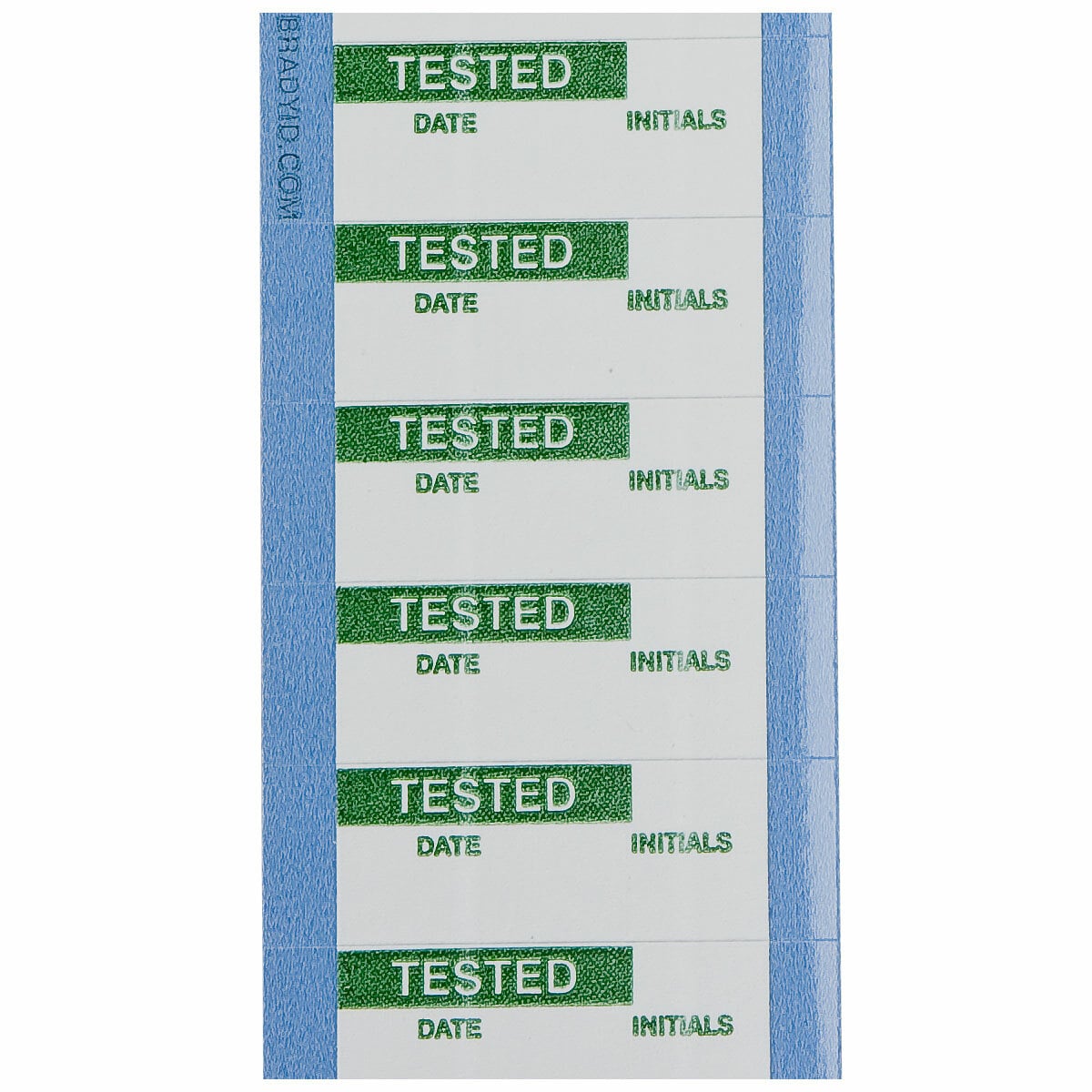 Quality Ctrl Lbls Alum Foil Grn/Wh 25Pk