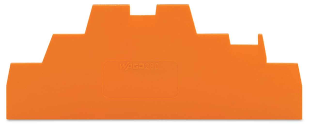 Intermediate plate; 1.1 mm thick; orange