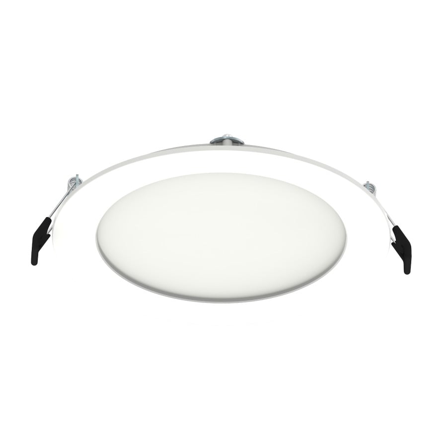 Recessed Downlights 1200 Lumens Wafer Edge-Lit 14W 6 Inches Round 90CRI Adjustable 2700/3500/4000/5000K 120V White Smooth