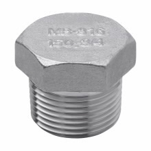 Eaton Crouse-Hinds series PLG conduit plug, Rigid/IMC, Stainless steel, 1-1/2", Hex head